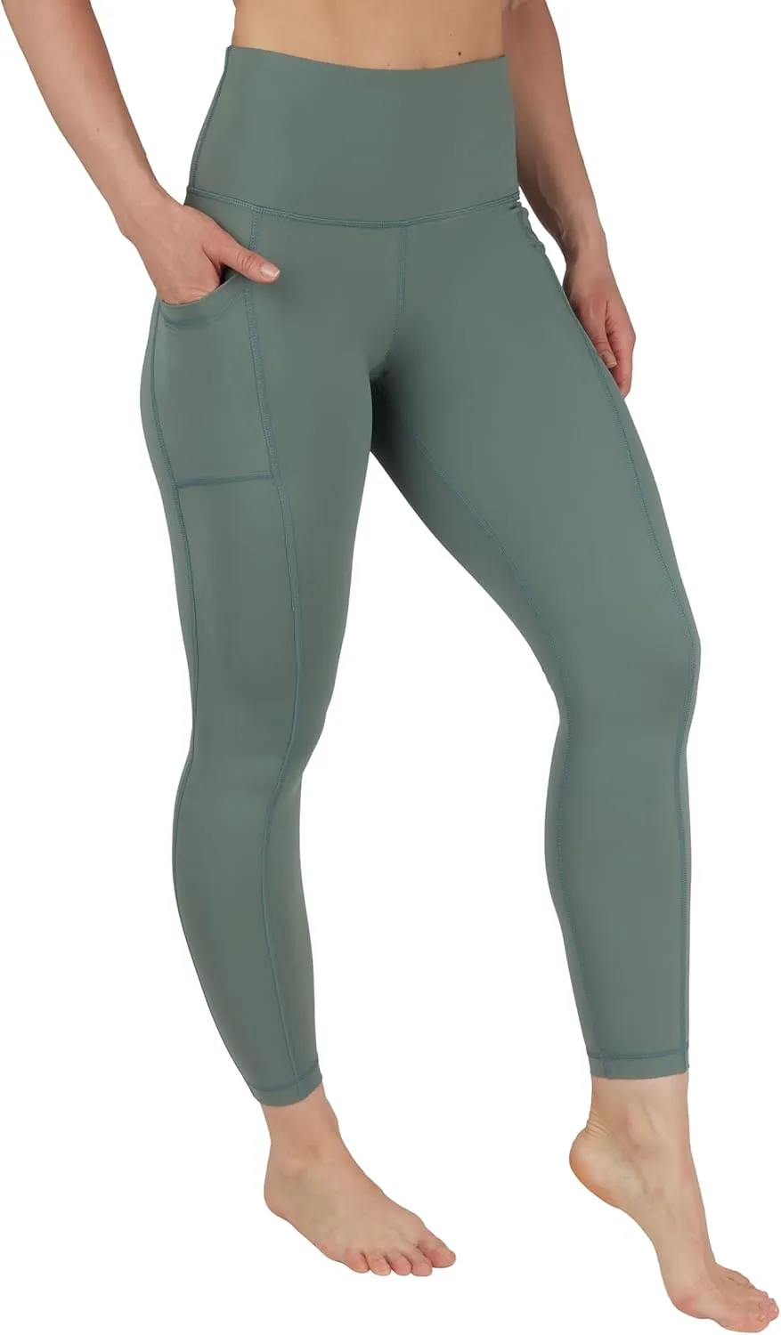 90 Degree By Reflex High Waist Tummy Control Interlink Squat Proof Ankle Length Leggings