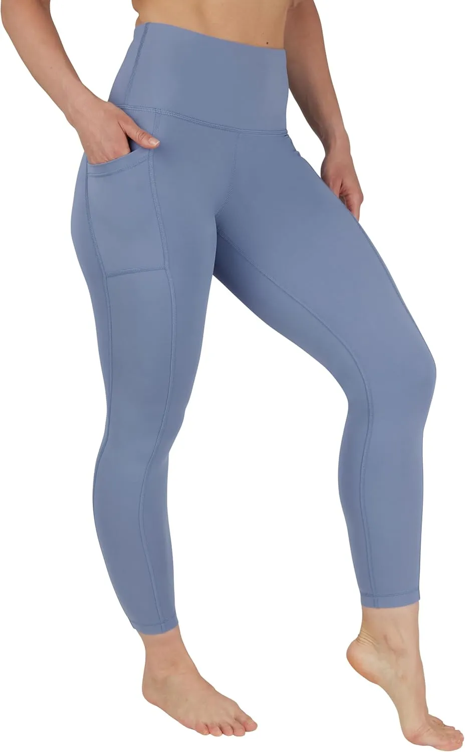 90 Degree By Reflex High Waist Tummy Control Interlink Squat Proof Ankle Length Leggings