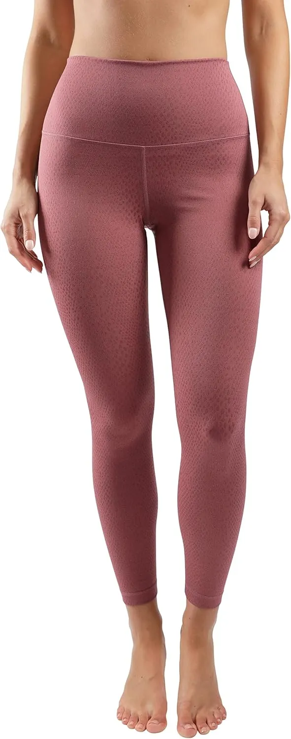 90 Degree By Reflex High Waist Tummy Control Squat Proof Ankle Length Printed Leggings