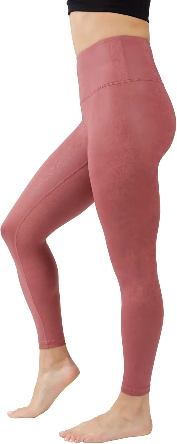 90 Degree By Reflex Womens High Waist Squat Proof Ankle Length Printed Leggings