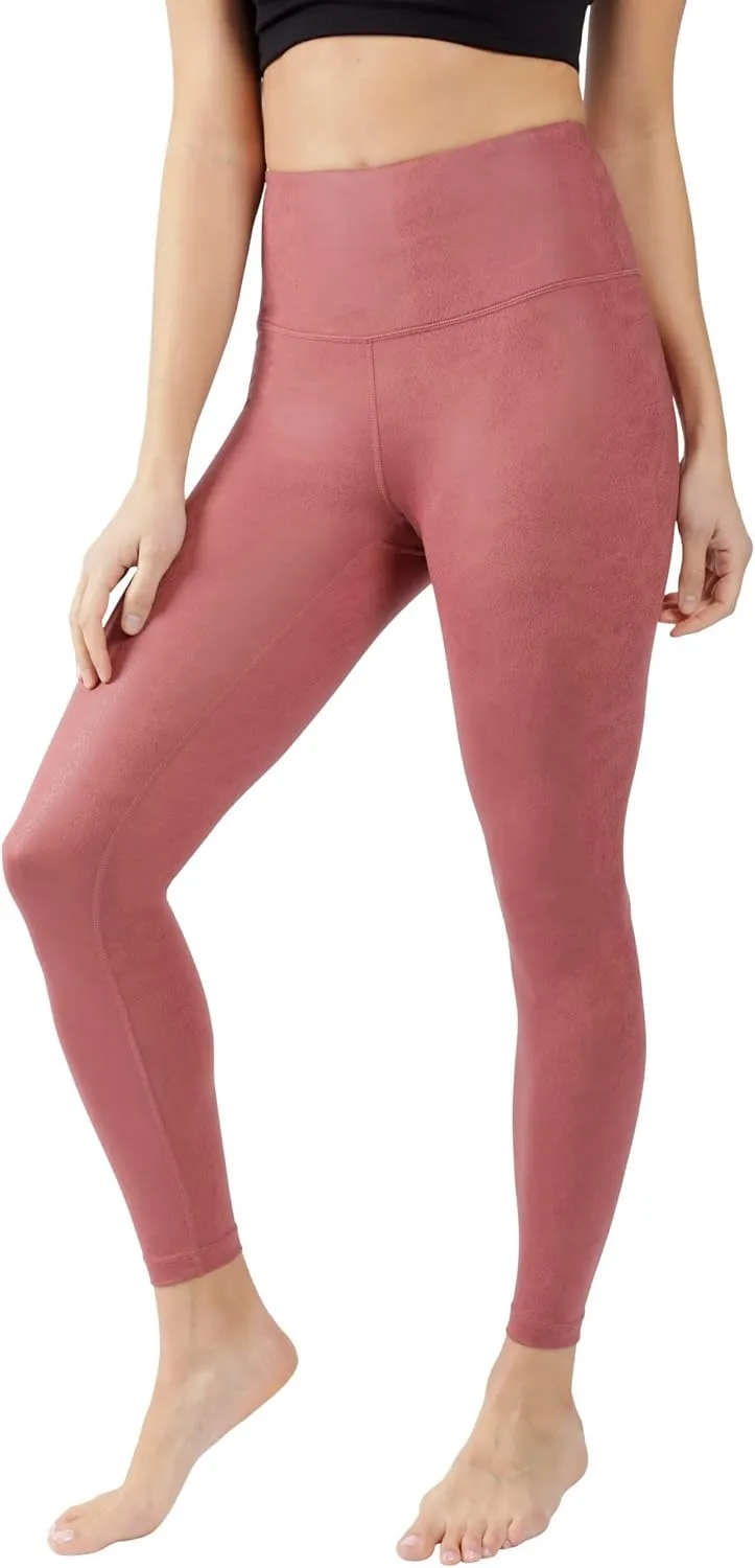 90 Degree By Reflex Womens High Waist Squat Proof Ankle Length Printed Leggings