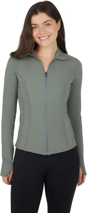90 Degree By Reflex Womens Lightweight, Full Zip Running Track Jacket