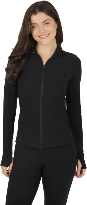 90 Degree By Reflex Womens Lightweight, Full Zip Running Track Jacket