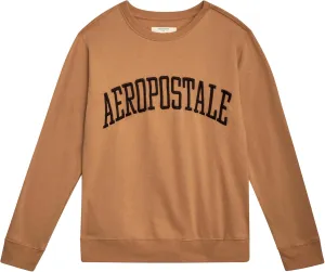 AEROPOSTALE Boys' Sweatshirt - Kids' Fleece Long Sleeve Crewneck Pullover - Youth Pullover Sweatshirt for Boys (8-16)