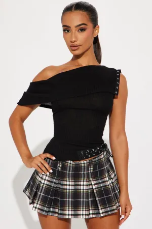 Asteria Off Shoulder Top - Black