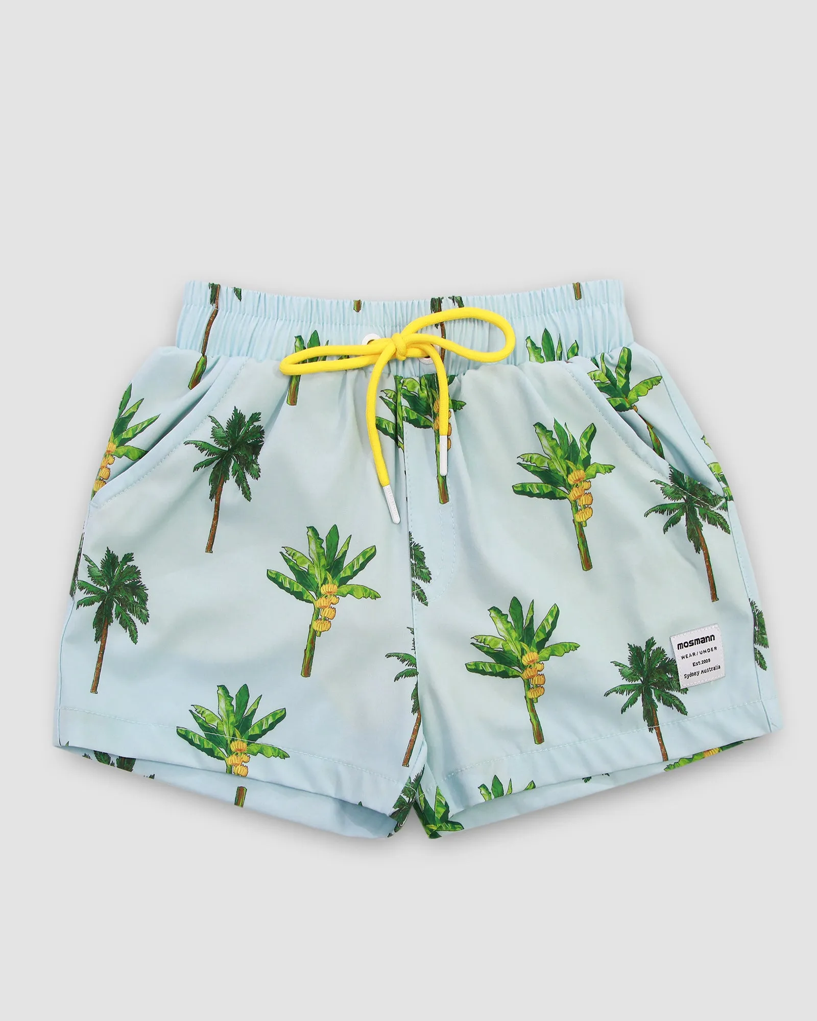 Boy's Swim Shorts - La Banana Jr. (Light Blue)