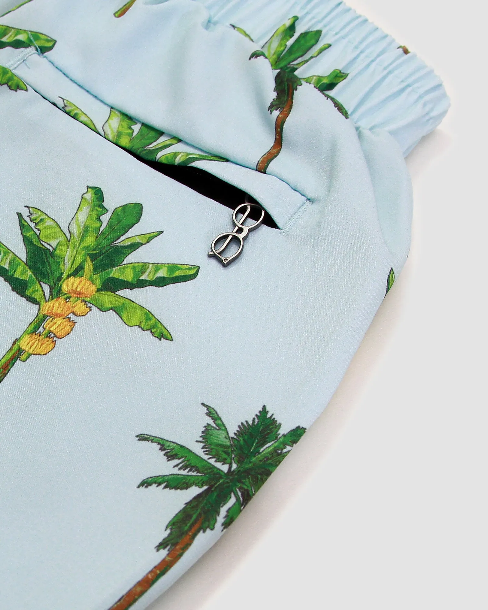 Boy's Swim Shorts - La Banana Jr. (Light Blue)