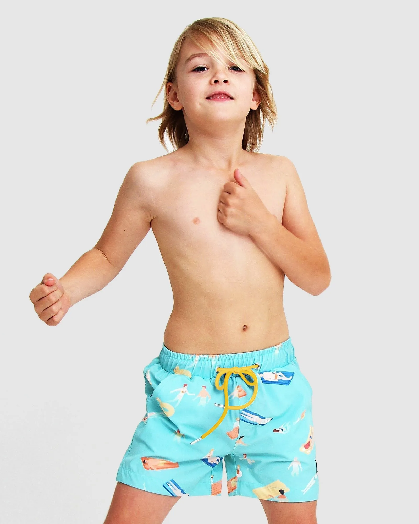 Boy's Tailored Swim Shorts - Cabana Boy