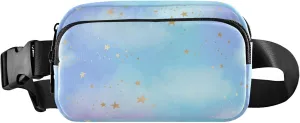 Bright Gold Constellations Fanny Packs Women Fashion Hip Pack Belt Pouch Waterproof Crossbody Waist Purse