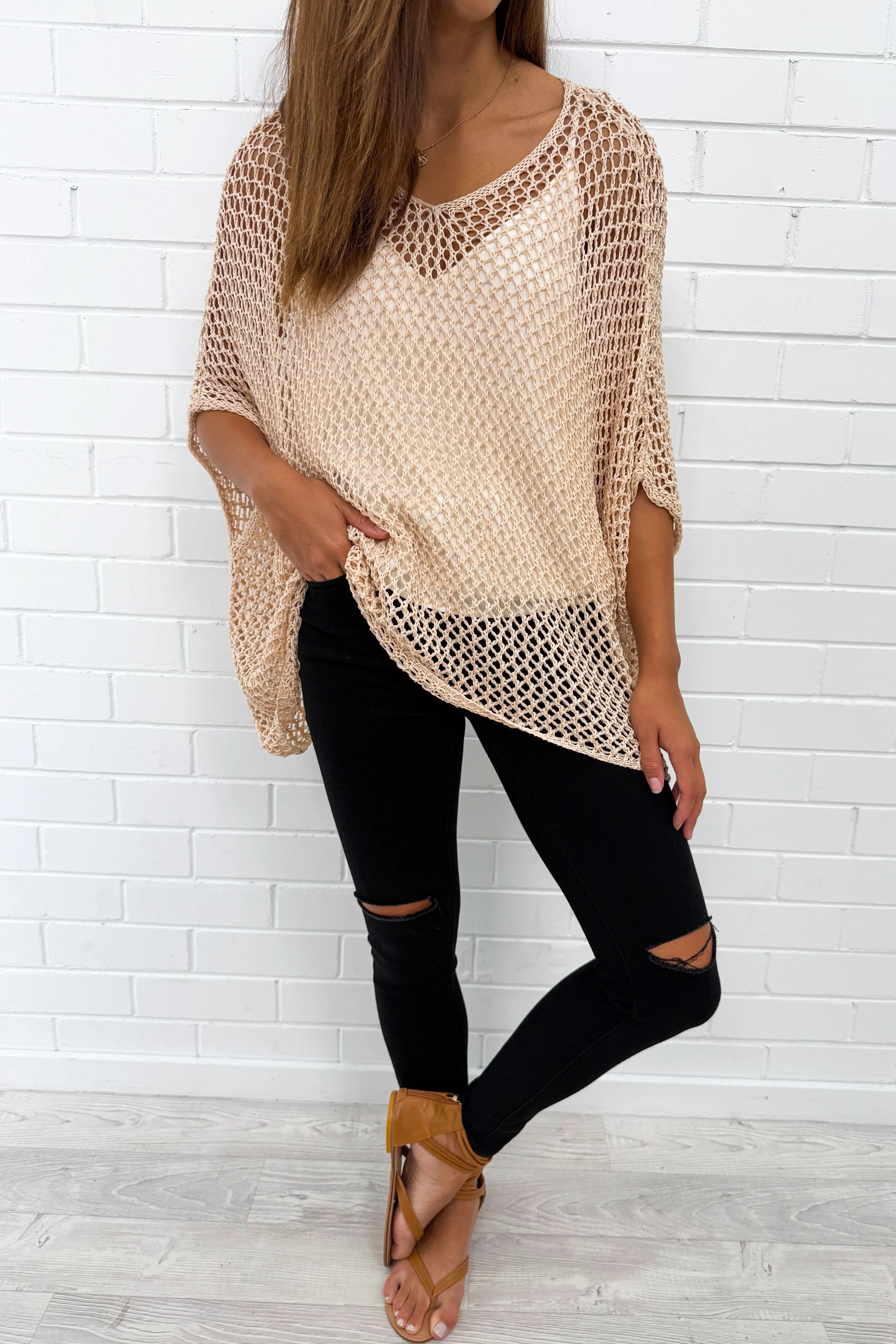 Carrie Crochet Top