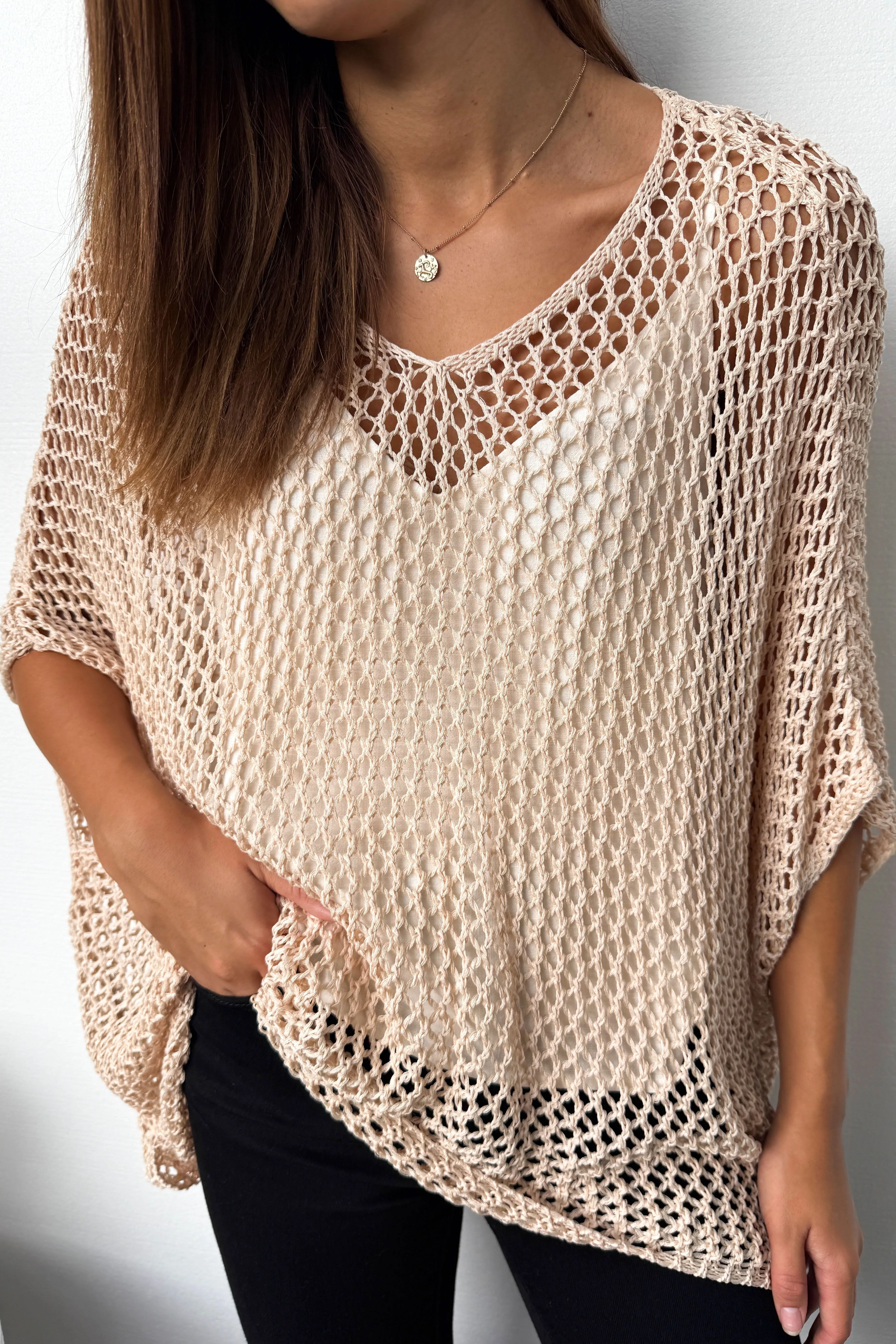 Carrie Crochet Top