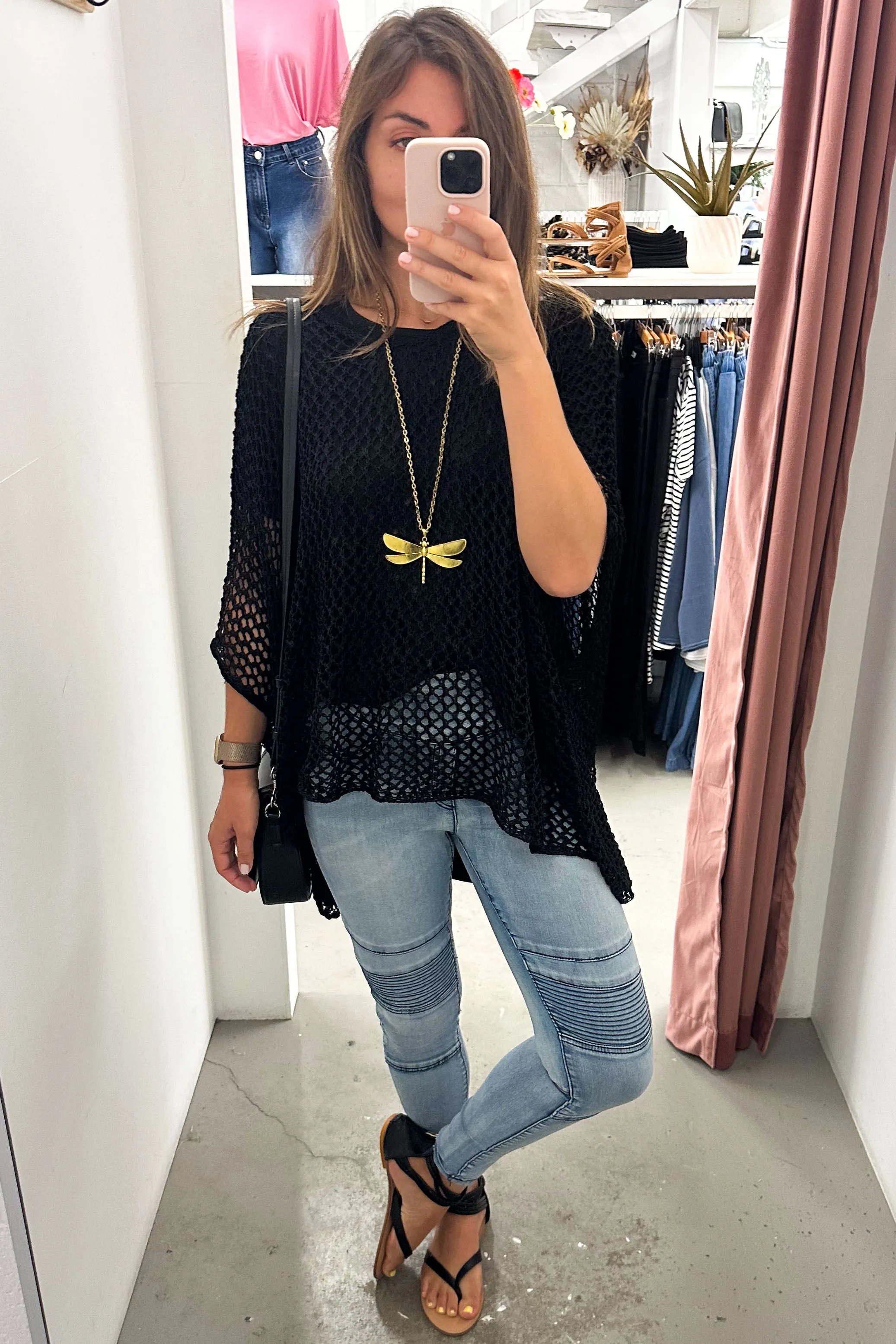 Carrie Crochet Top