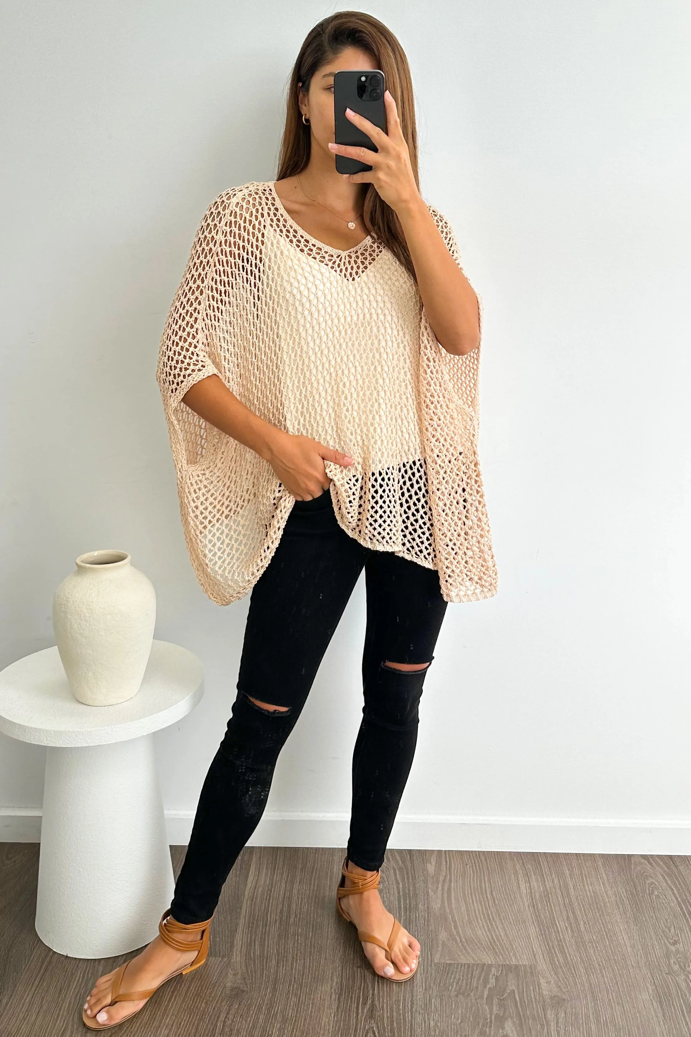 Carrie Crochet Top