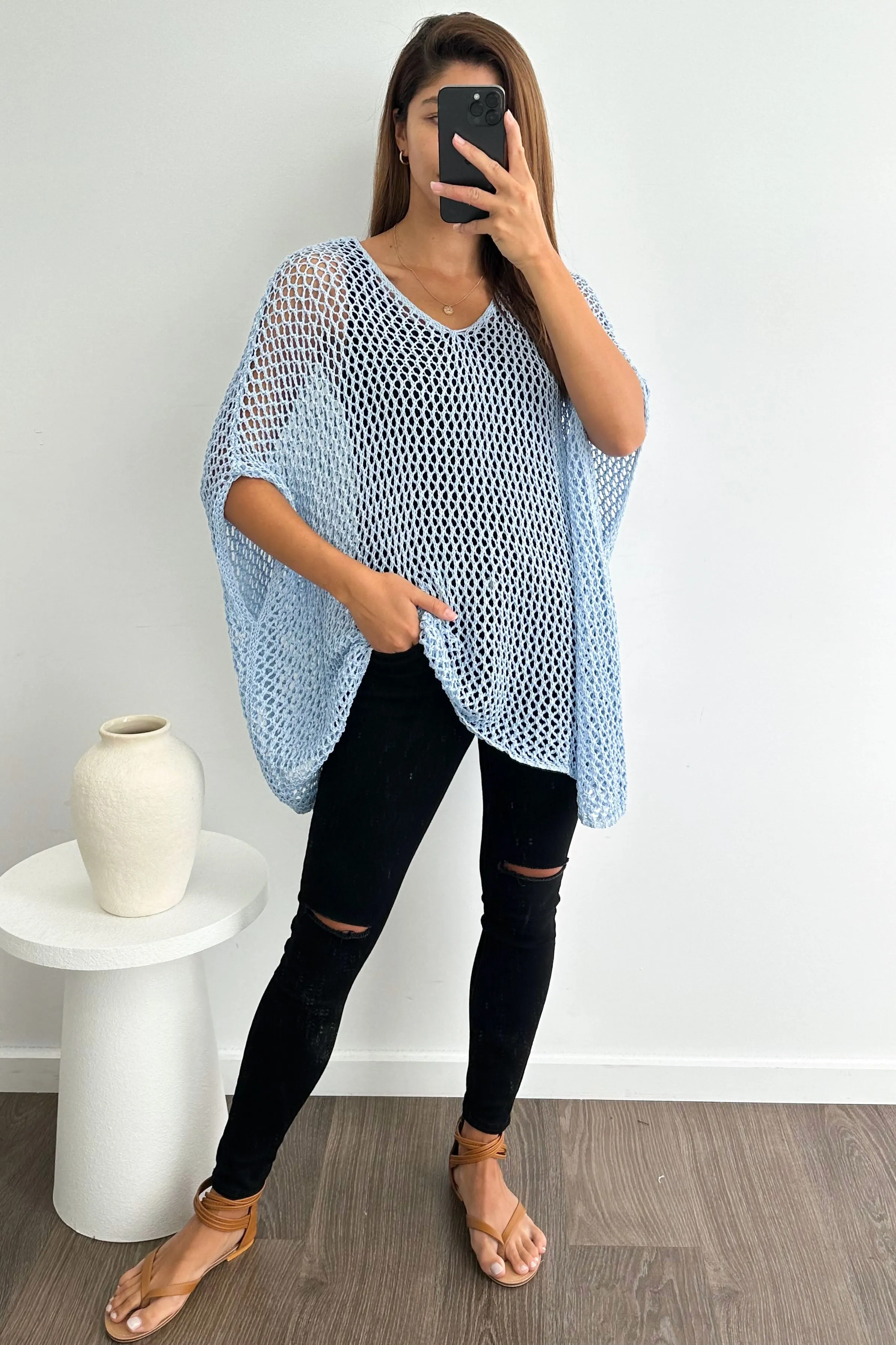Carrie Crochet Top