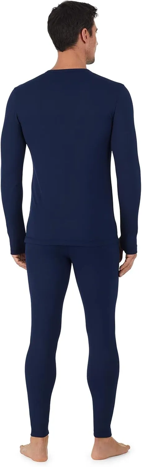 Cuddl Duds Thermal Underwear Shirt and Leggings Set for Men - Heavyweight Fleece Lined Long Johns - Winter Clothes Base Layer