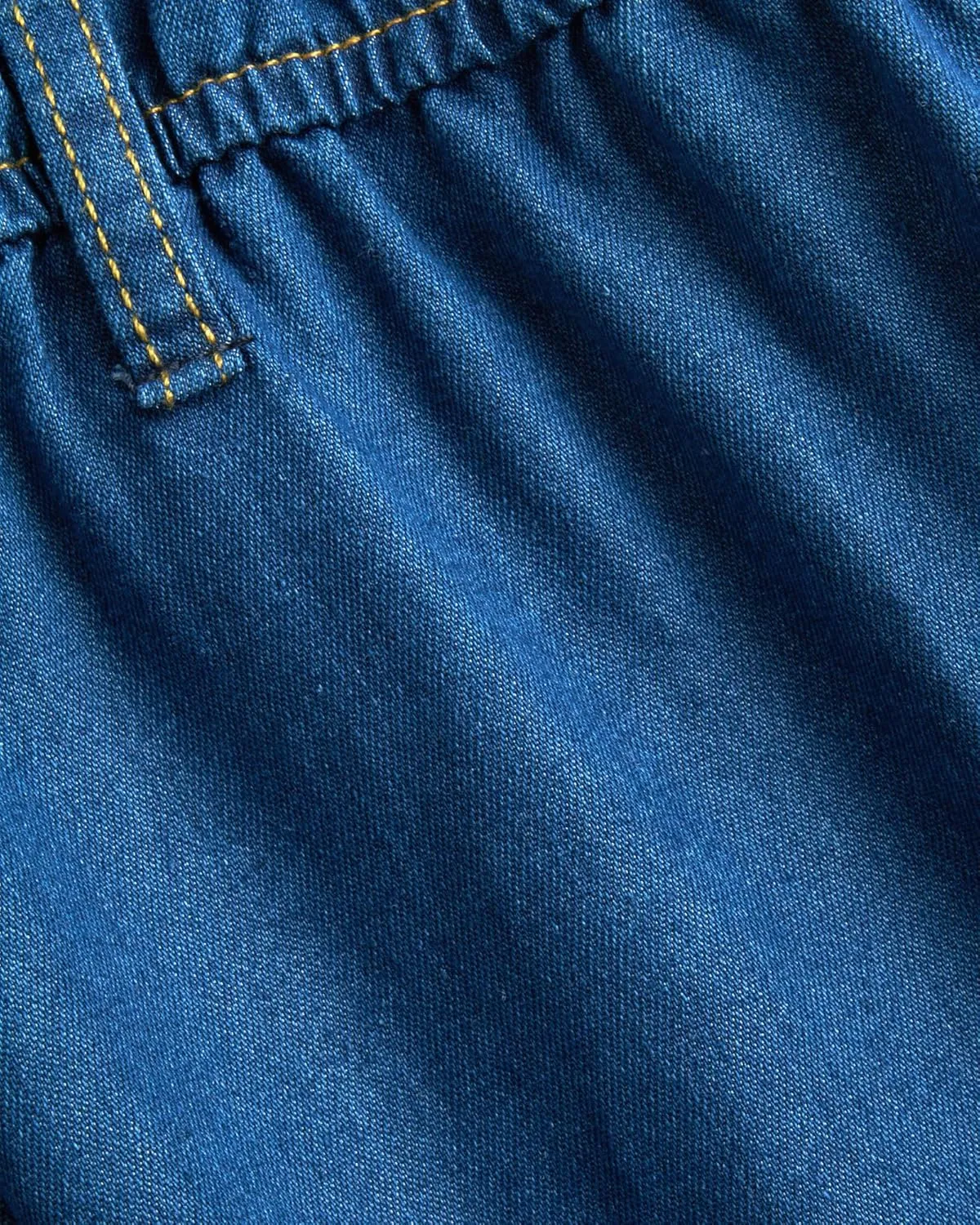 dollhouse Girls' Denim Dress - Casual Long Sleeve Jean Dress for Girls - Button Down Blue Knee Level Dresses for Girls (7-16)