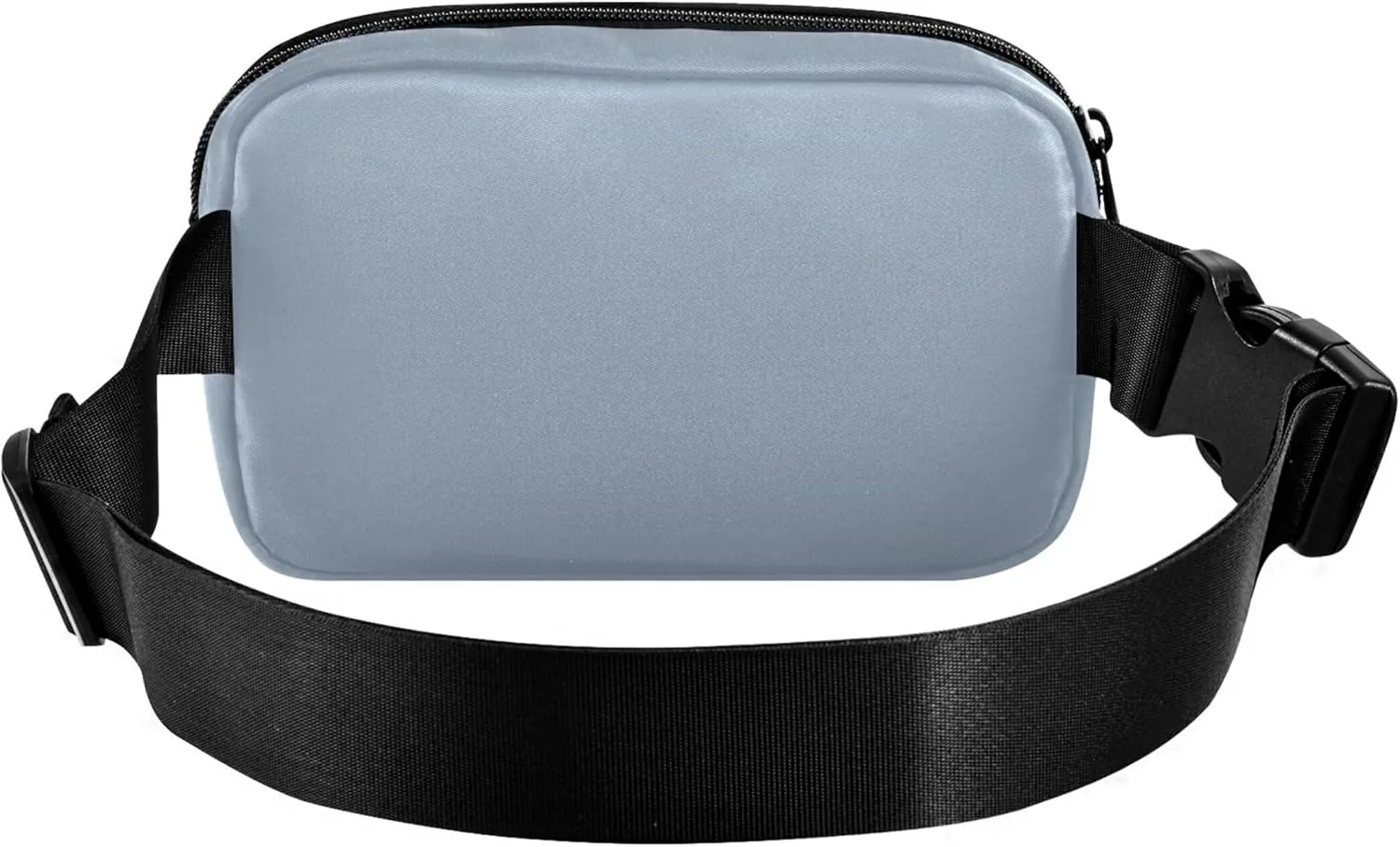 Elegant Blue Light Slate Gray Gradient Waterproof Fanny Pack for Women Hip Bag Belt Purse Pattern Travel Waist Pack for Men