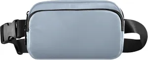 Elegant Blue Light Slate Gray Gradient Waterproof Fanny Pack for Women Hip Bag Belt Purse Pattern Travel Waist Pack for Men