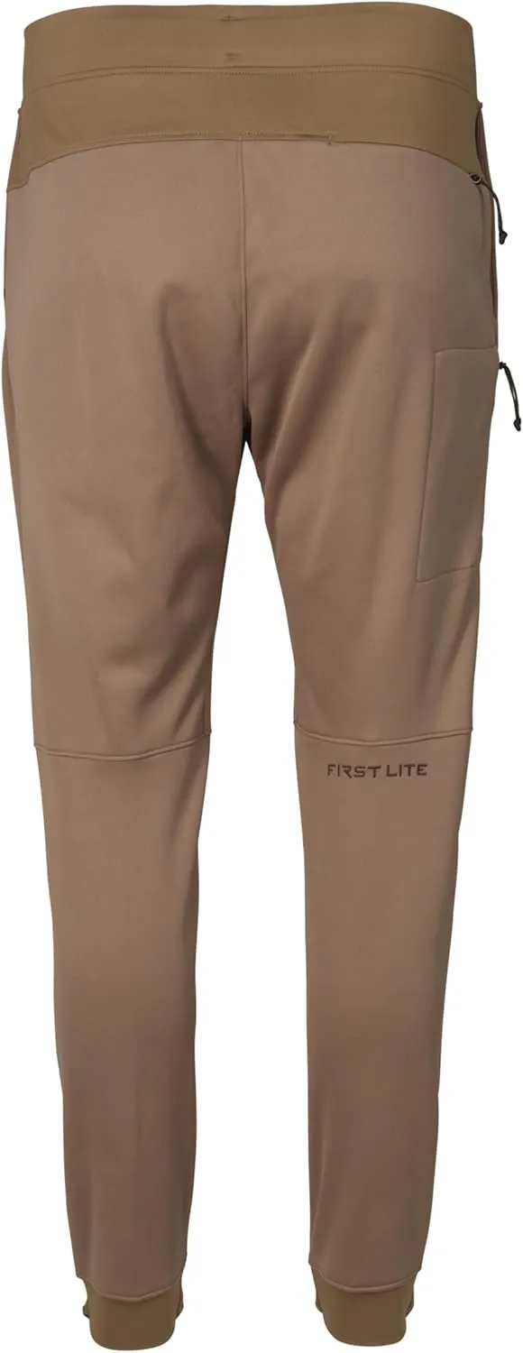 First Lite Mens Origin Pant - Lightweight Fleece Camo Hunting Pants