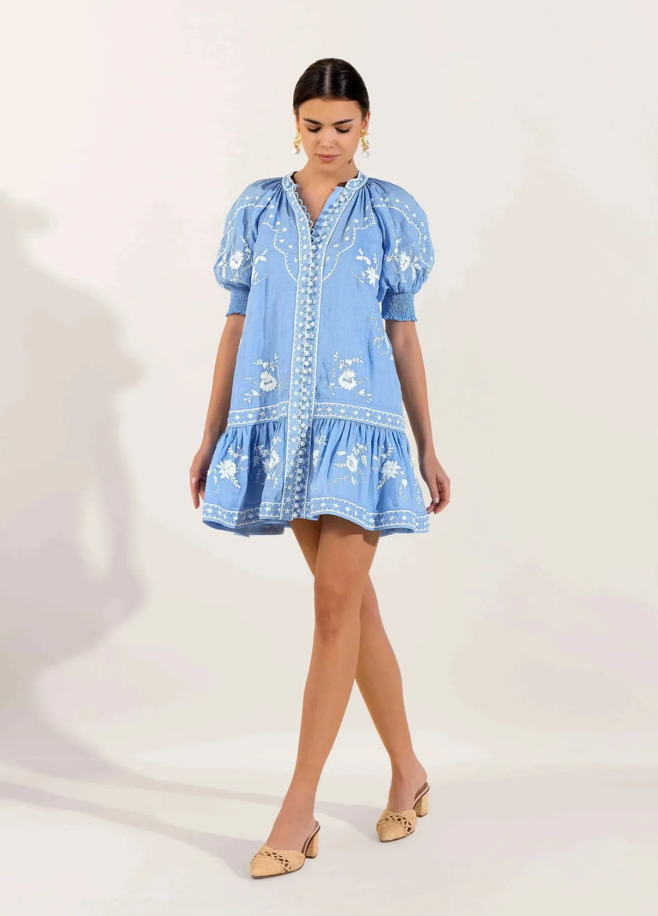 FRENCH PROMENADE MINI DRESS