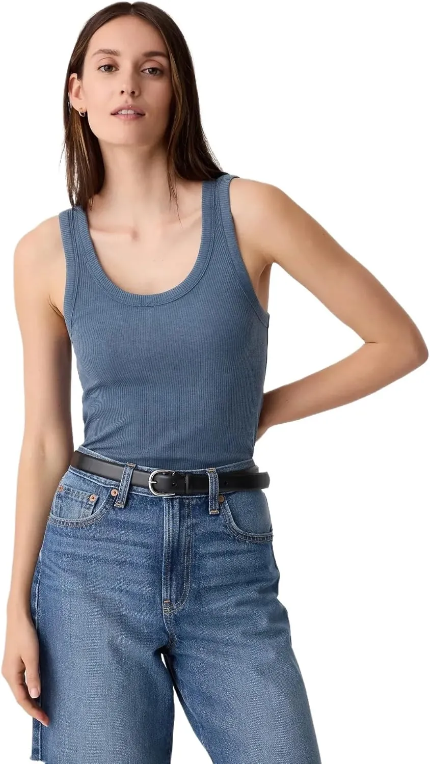 GAP Women's Ribbed Scoop Tank