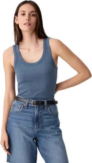 GAP Women's Ribbed Scoop Tank