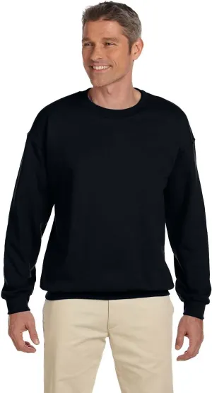 Gildan Men's Heavyweight Waistband Sweatshirt, Black, XL