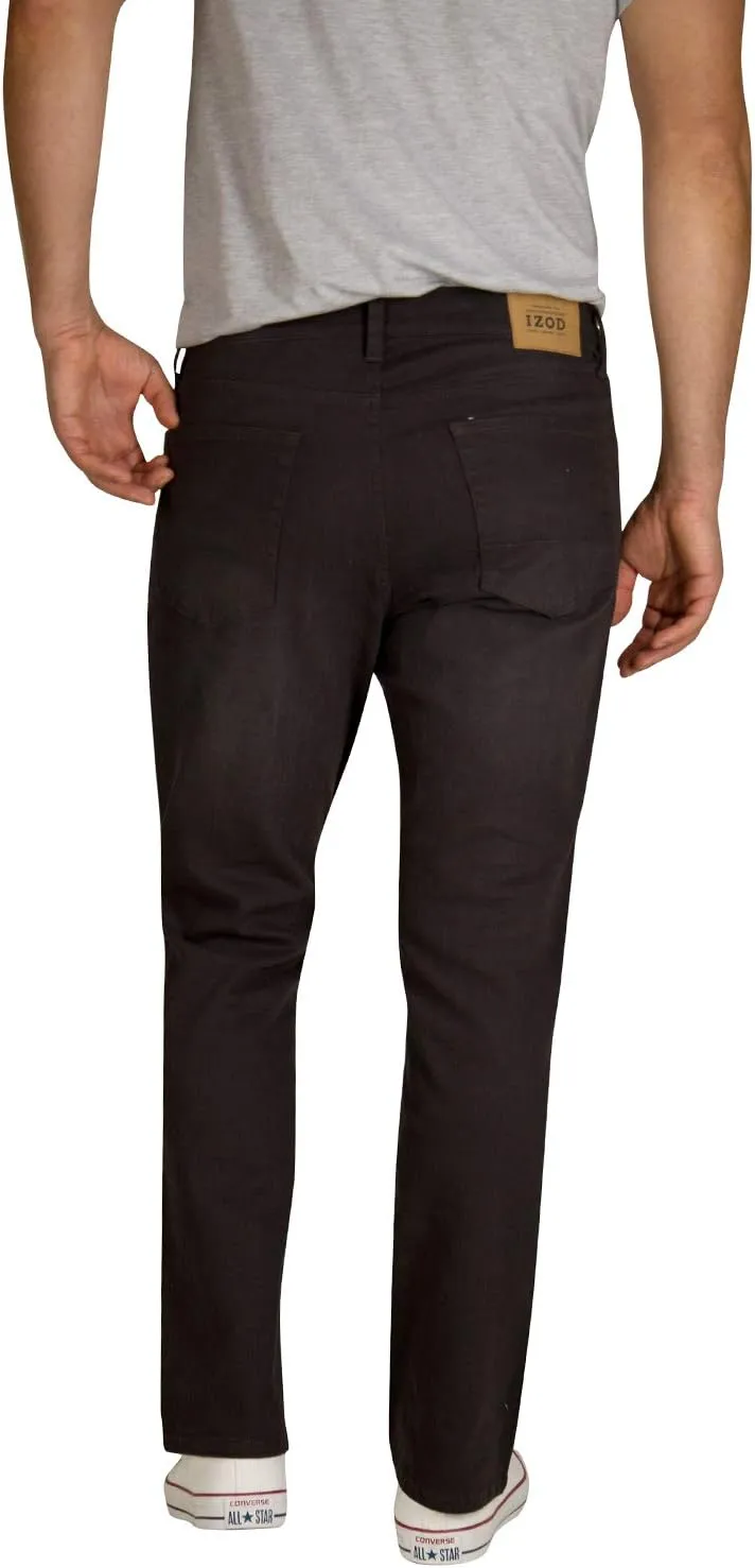IZOD Men's Relaxed Fit Comfort Stretch Denim Jeans