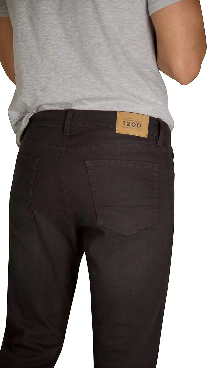 IZOD Men's Relaxed Fit Comfort Stretch Denim Jeans