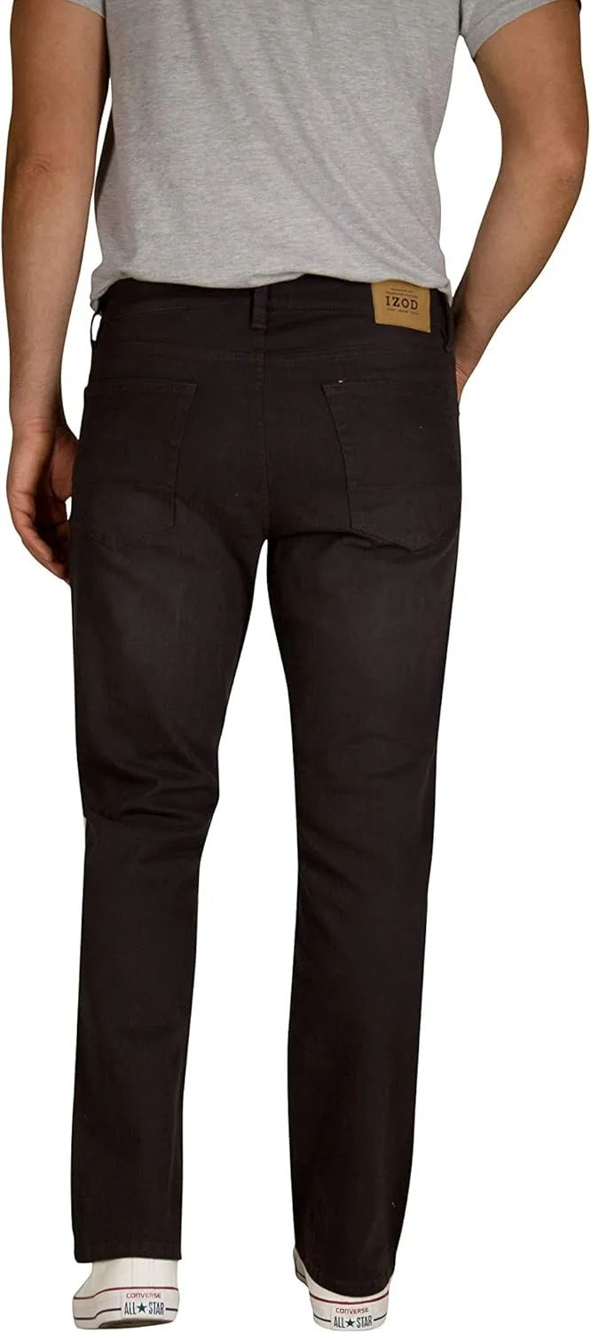 IZOD Men's Relaxed Fit Comfort Stretch Denim Jeans