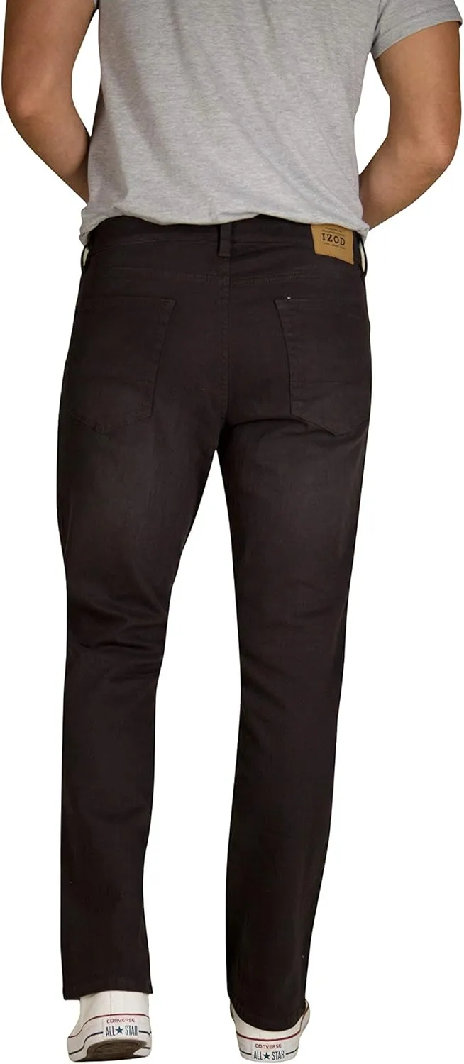 IZOD Men's Relaxed Fit Comfort Stretch Denim Jeans