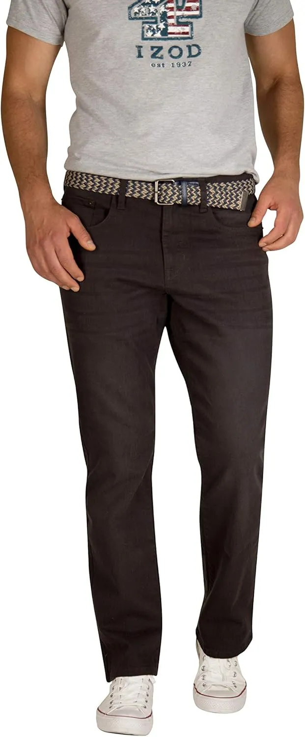 IZOD Men's Relaxed Fit Comfort Stretch Denim Jeans