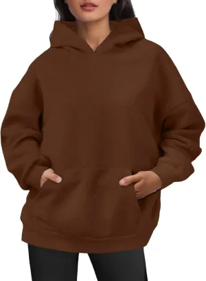 JiXiang Pink Hoodie Womens Oversized Hoodies Fleece Sweatshirts Long Sleeve Sweaters Pullover Fall Clothes with Pocket