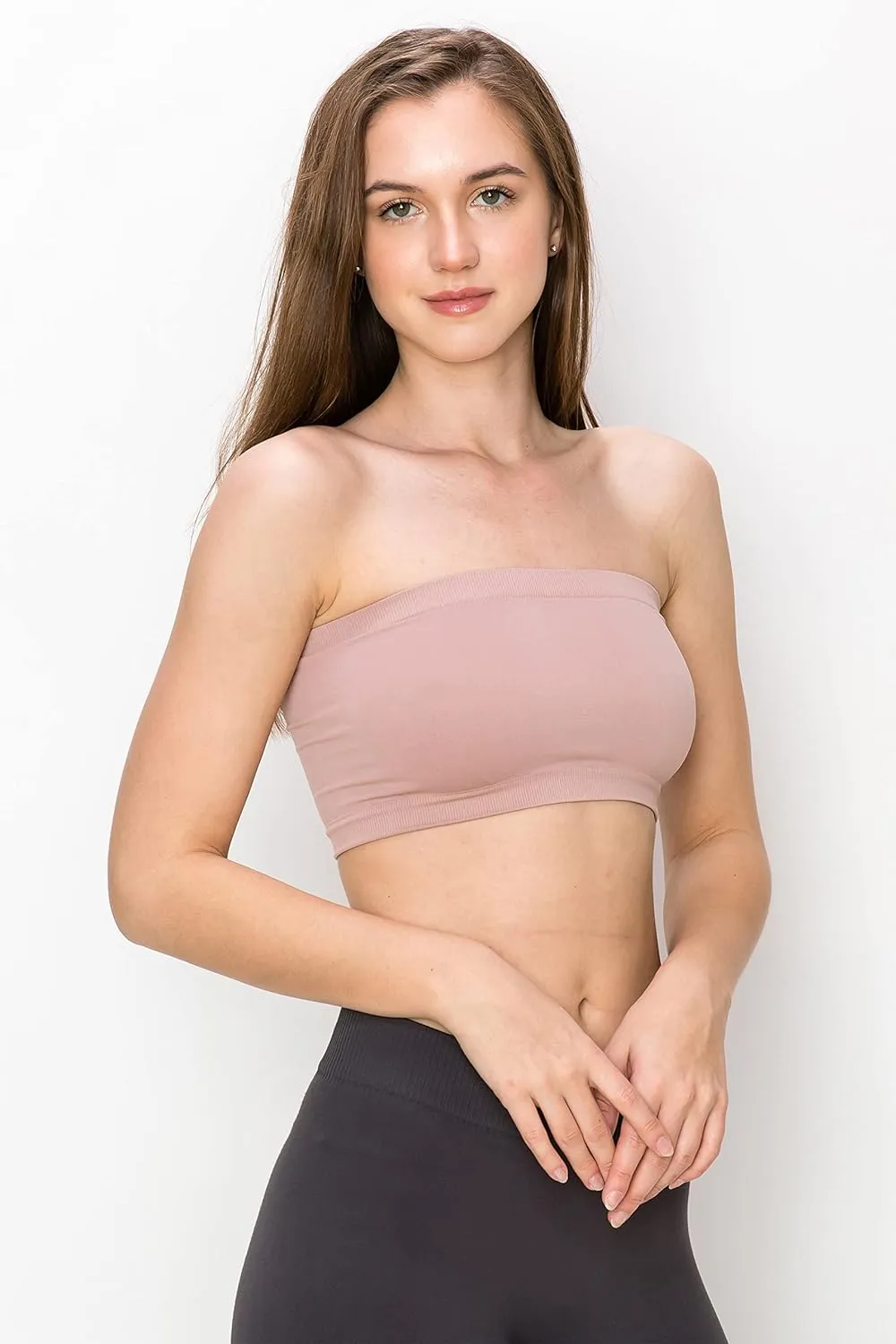 Kurve Seamless Mini Bandeau Tube top - UV Protective Fabric, Rated UPF 50 , Made in USA