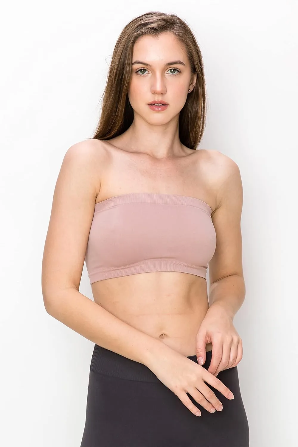 Kurve Seamless Mini Bandeau Tube top - UV Protective Fabric, Rated UPF 50 , Made in USA