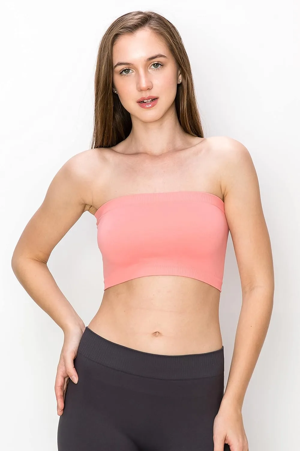 Kurve Seamless Mini Bandeau Tube top - UV Protective Fabric, Rated UPF 50 , Made in USA