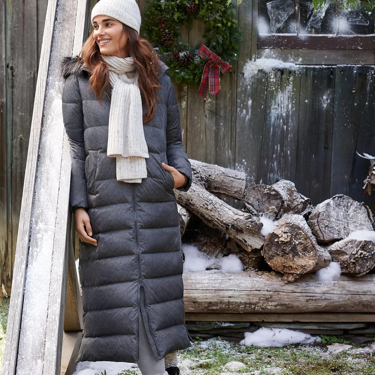Lands' End Women's Down Maxi Winter Coat