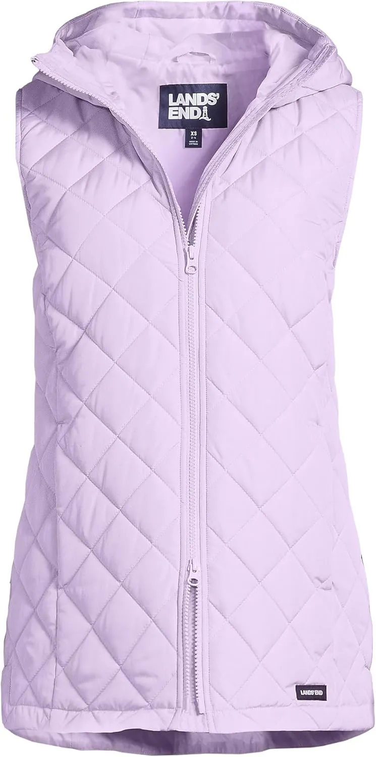 Lands' End Women's FeatherFree Insulated Hooded Vest