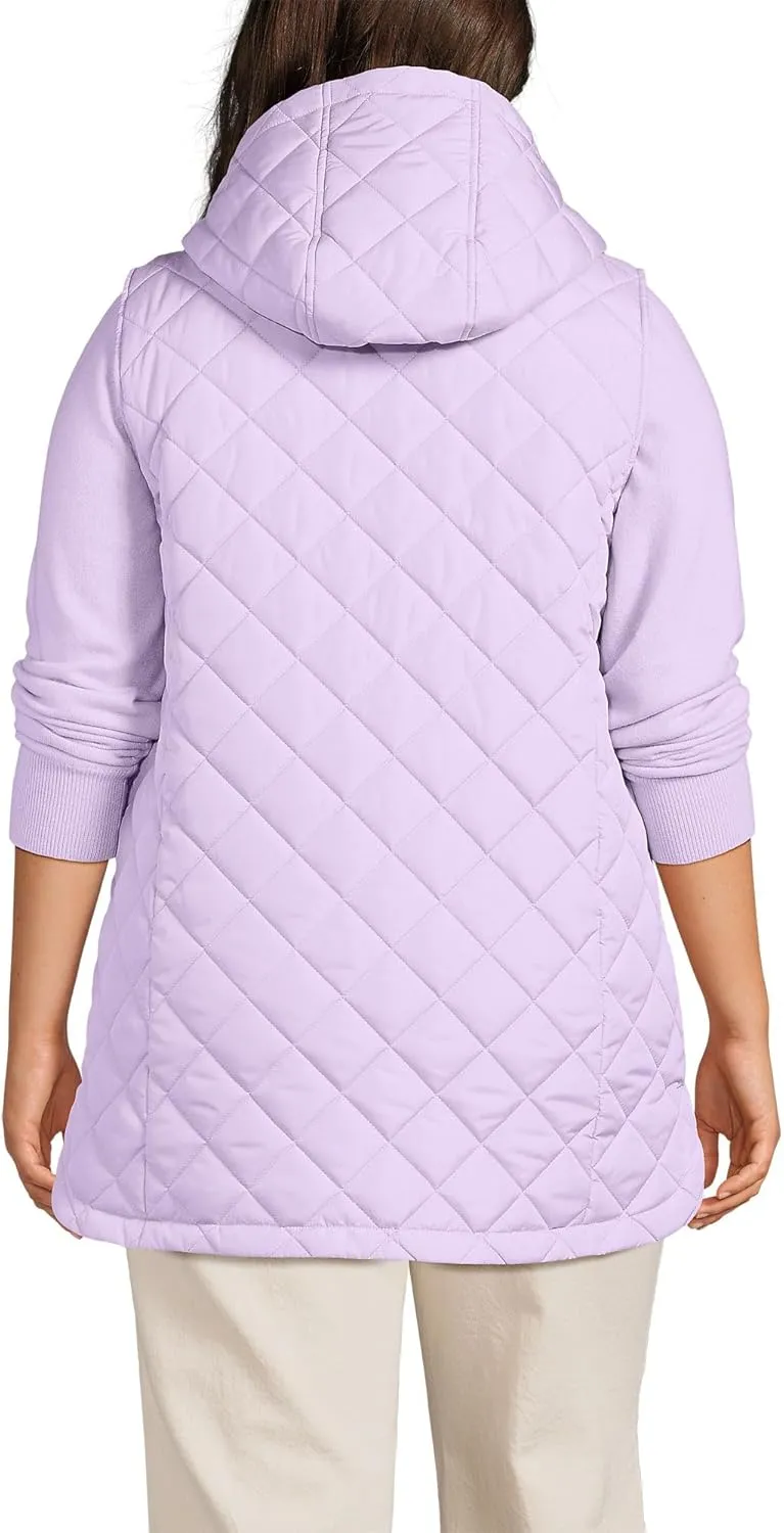 Lands' End Women's FeatherFree Insulated Hooded Vest