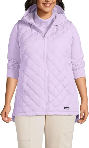 Lands' End Women's FeatherFree Insulated Hooded Vest