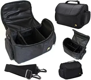 Large Deluxe Carrying Case Camera Bag for Canon EOS Rebel T6 80D 70D
