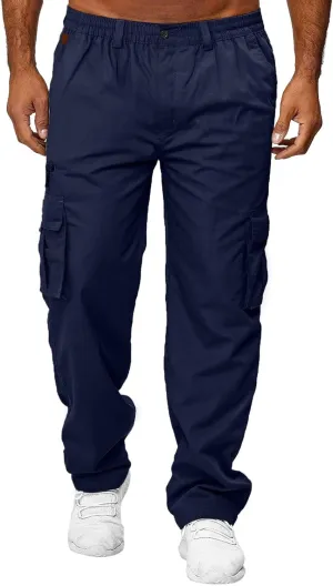 LCMTWX Mens Athletic Pants Men Sport Casual Elastic Joggings Pockets Baggy Men's Casual Pants Sweat Pants for Mens White