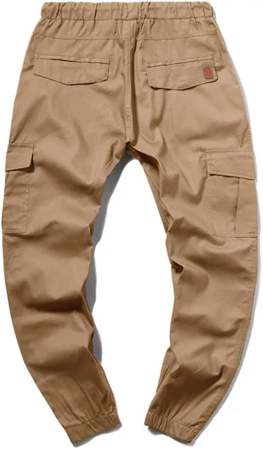 LCMTWX Mens Athletic Pants Men Sport Casual Elastic Joggings Pockets Baggy Men's Casual Pants Sweat Pants for Mens White