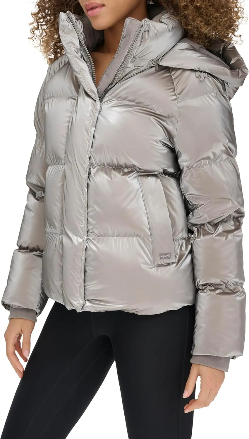 Levi's Women's Cloud Puff Hooded Puffer Jacket