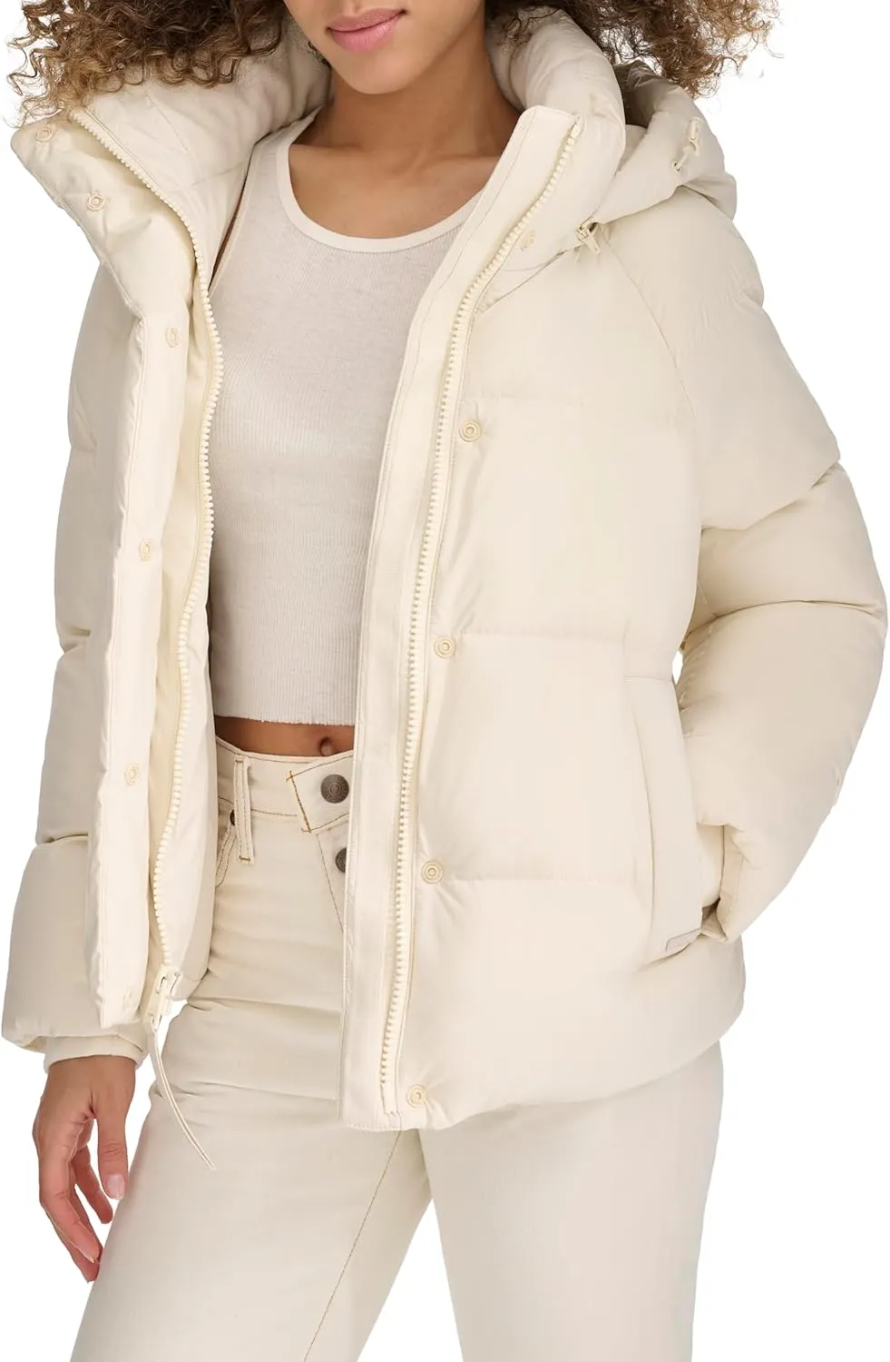 Levi's Women's Cloud Puff Hooded Puffer Jacket