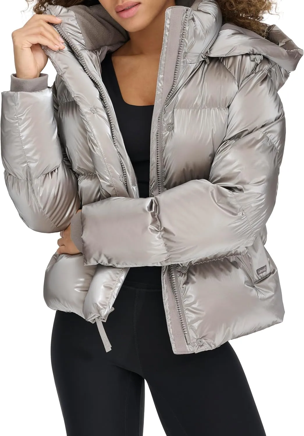 Levi's Women's Cloud Puff Hooded Puffer Jacket