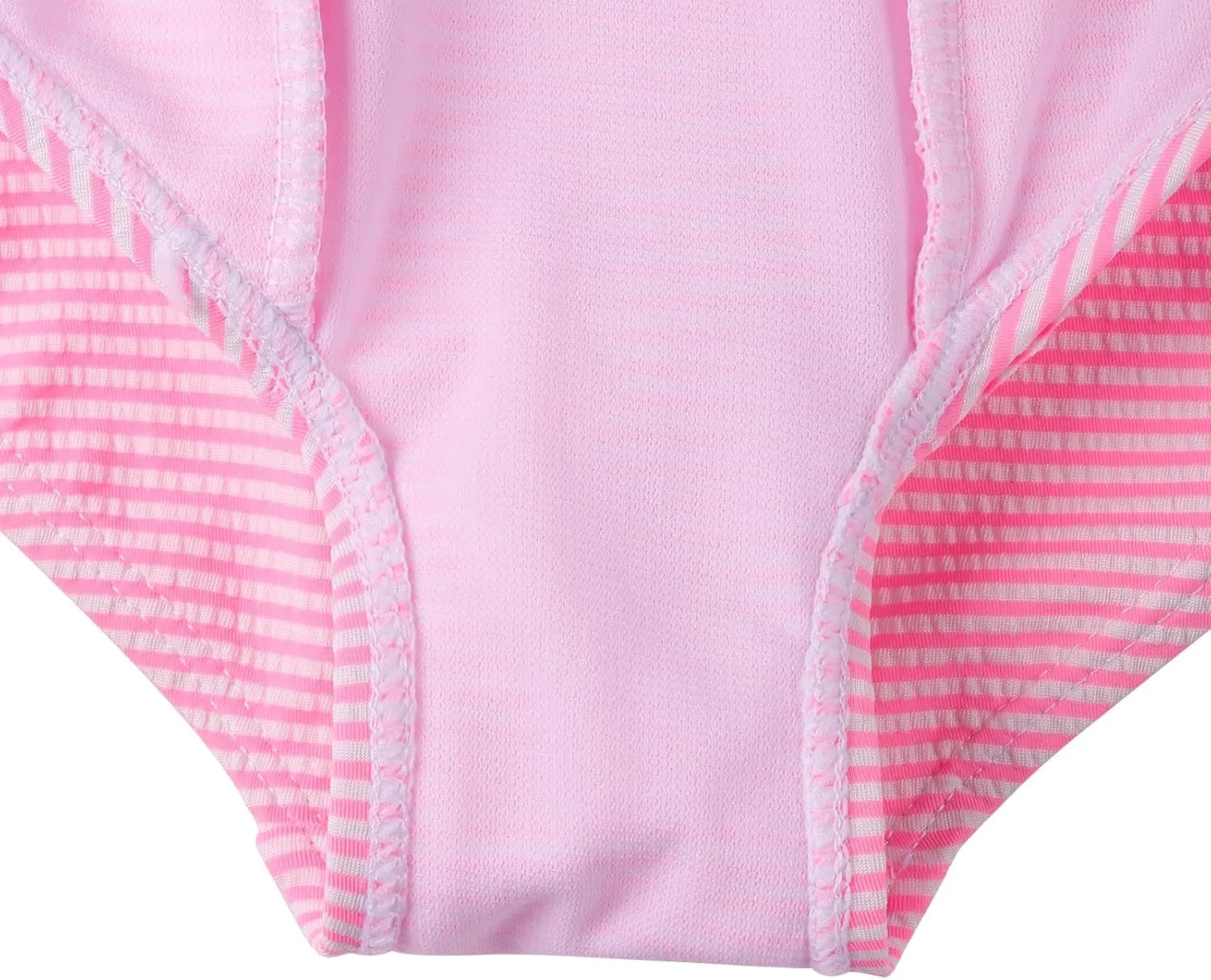 LIZENS Girls Swimsuit Kids Scalloped One Piece Ruffle Swimsuit Girls Swimwear Print