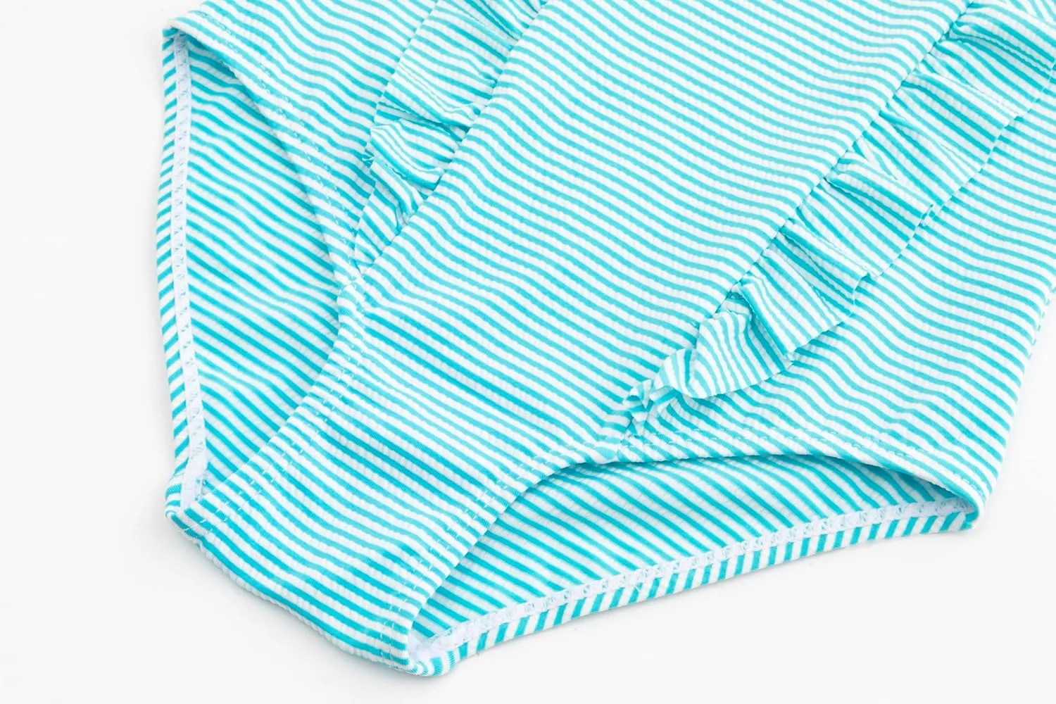 LIZENS Girls Swimsuit Kids Scalloped One Piece Ruffle Swimsuit Girls Swimwear Print