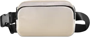 Magnolia Peach Gradient Ombre Fanny Packs for Women Trendy Hip Pack Belt Pouch Waterproof Travel Waist Pack for Men