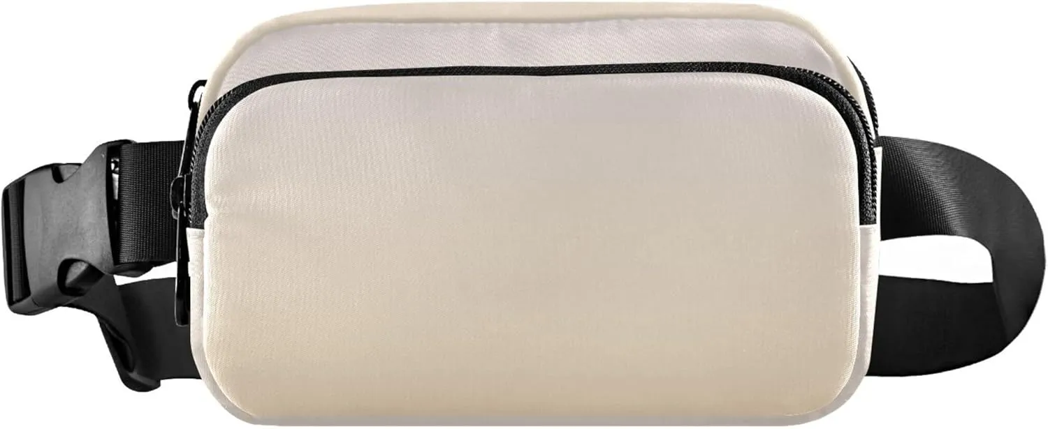 Magnolia Peach Gradient Ombre Fanny Packs for Women Trendy Hip Pack Belt Pouch Waterproof Travel Waist Pack for Men